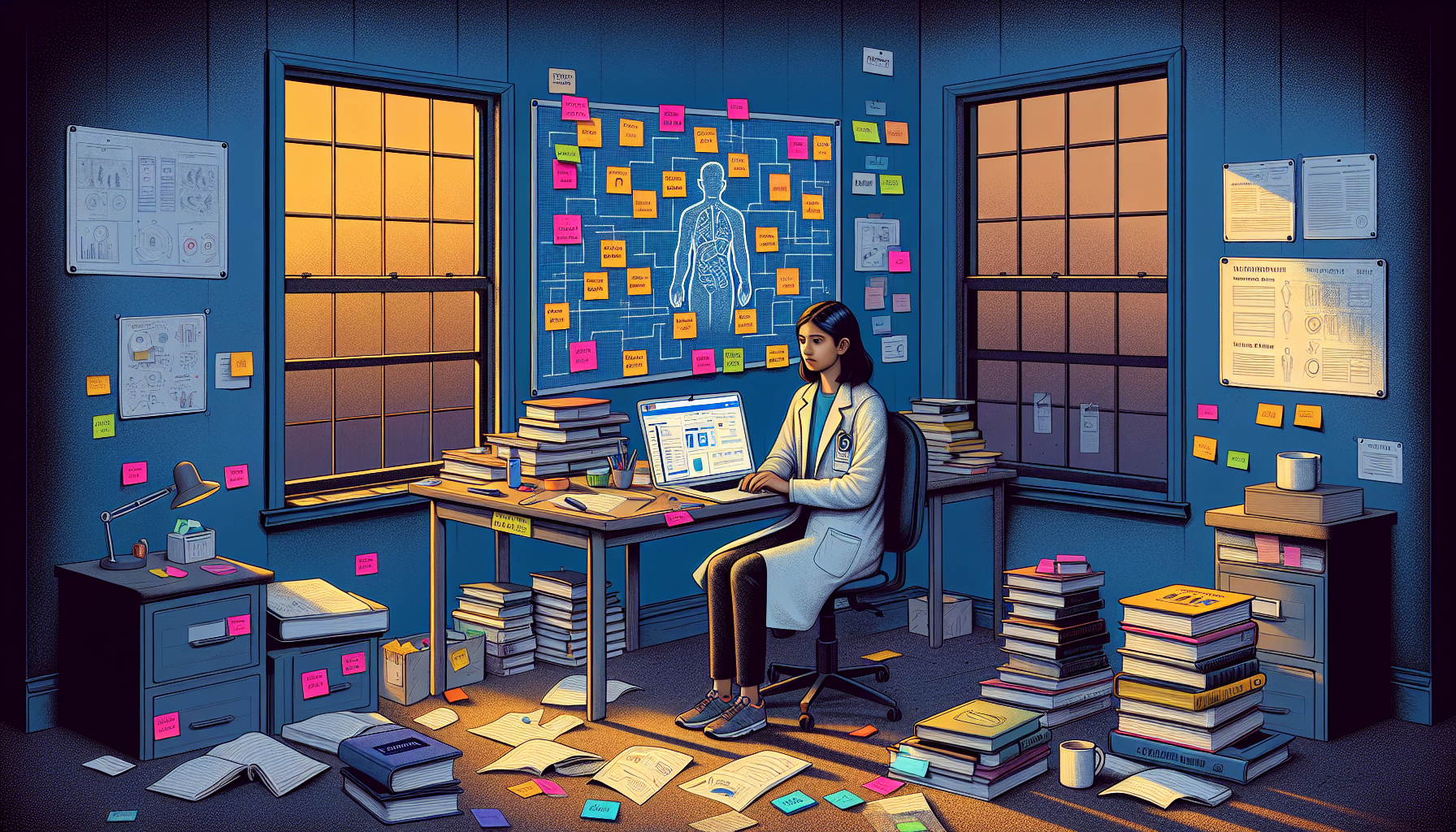 Illustration for Overwhelmed by Lecture Notes? Transform Chaos into Clarity