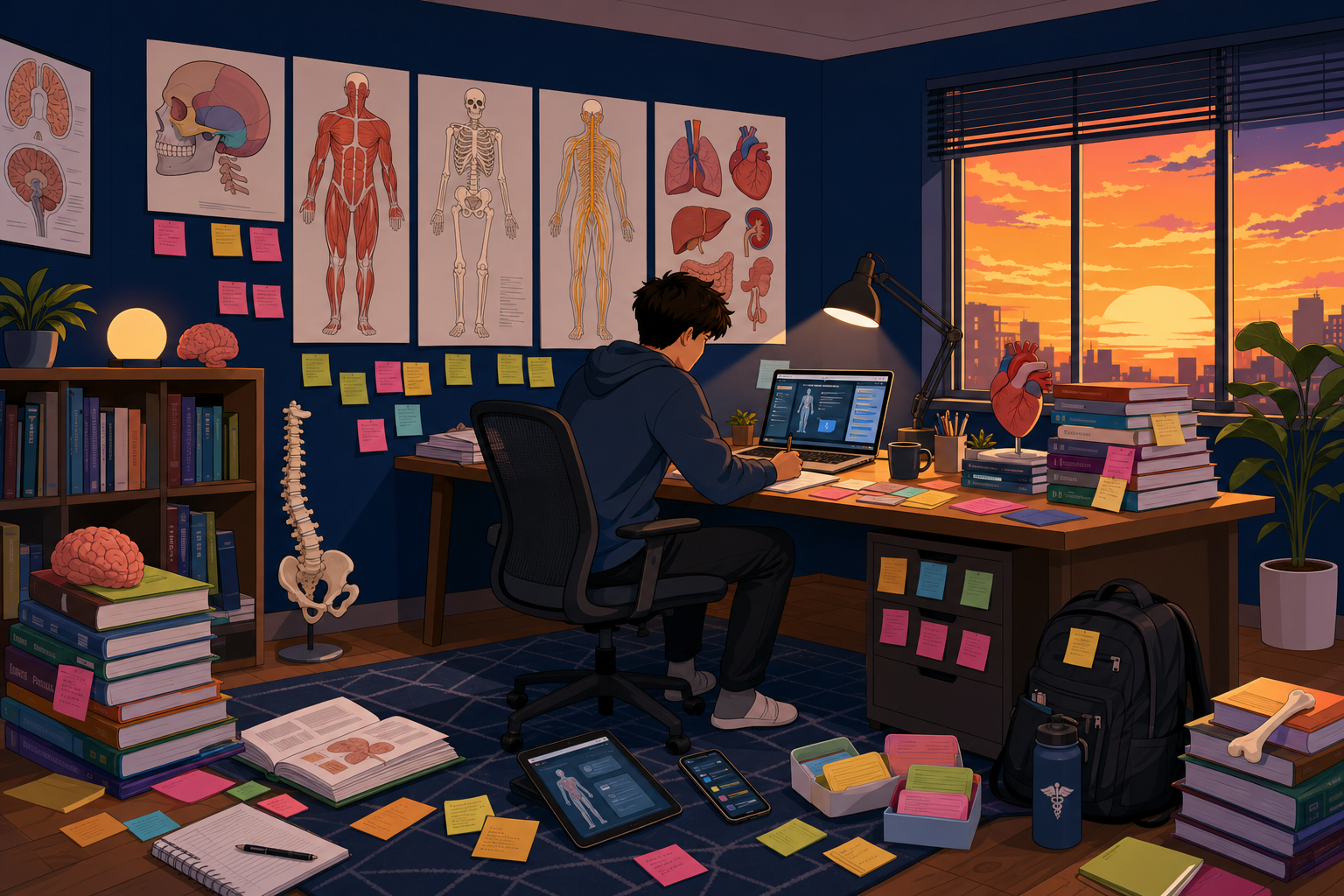 Illustration for Transform Your COMLEX Prep: How AI Made My Study Journey Manageable and Effective